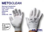 METOCLEAN Clean room gloves "Liner", size L