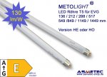 METOLIGHT LED Tube T5,  288 mm, 5 Watt, frosted, cold white