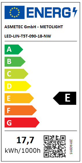 Réglette LED Type T5 avec Interrupteur 20W 1600lm (105W) IP20 1450mm -  Blanc Naturel 4000K en 2023