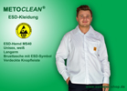 Metoclean ESD-Hemd MS40L-Weiß