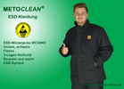 Metoclean ESD-Winterjacke