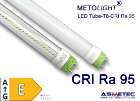 LED Röhre-120-8NWM-20W-CRI95, 120 cm, 20 Watt, CRI Ra95, 4000K,  neutralweiß, extra hohe Farbwiedergabe