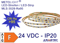 LED-Strip-MLS3528-24VDC-IP20- CRI-Ra95