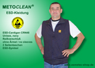 Metoclean ESD-Weste CRN48, navy