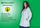 Metoclean ESD-Kittel LS40, weiß