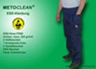 Metoclean ESD-Hose PX60, navy blau