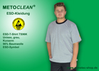 Metoclean ESD-T-Shirt TS96K, grau