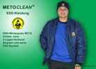 Metoclean ESD-Winterjacke