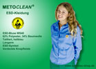 Metoclean ESD-Bluse WS40, hellblau