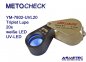 Preview: METOCHECK-YM7802-UV-LED, 20x, aplanat triplet loupe, UV-LED