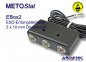 Preview: Metostat ESD Erdungsbox EBOX2, 3 x 10 mm Druckknopf - www.asmetec-shop.de