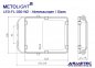 Preview: METOLIGHT LED Flood Light FL-030-W2, 30 Watt, 3600 lm, IP65 - www.asmetec-shop.de