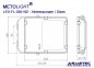 Preview: METOLIGHT LED Flutstrahler FL-030-W2, 30 Watt, 3600 lm, IP65 - www.asmetec-shop.de