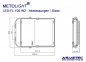 Preview: METOLIGHT LED Flood Light FL-100-W2, 100 Watt, 12500 lm, IP65 - www.asmetec-shop.de