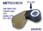 Preview: METOCHECK-YM7802-UV-LED, 10fach aplanat Triplet-Lupe mit UV-LED