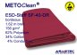 Preview: METOCLEAN ESD-Webstoff SF40-DR, bordeaux - www.asmetec-shop.de