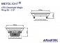 Preview: LED Downlight METOLIGHT-Magic - luminaire ring 95 mm, metallic