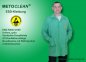 Preview: METOCLEAN ESD-Smock UX40-GN, green - www.asmetec-shop.de