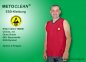Preview: METOCLEAN ESD-T-Shirt TSN96, red, no sleeves, unisex - www.asmetec-shop.de