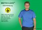 Preview: METOCLEAN ESD-T-Shirt TSAC112K, blue, short sleeves, unisex - www.asmetec-shop.de
