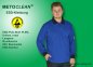 Preview: METOCLEAN ESD-Polo-Shirt PL96L, royal, Langarm, unisex - www.asmetec-shop.de