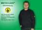 Preview: METOCLEAN ESD-Sweat-Shirt SW48RL-SW, schwarz, unisex - www.asmetec-shop.de