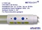 Preview: METOLIGHT LED-Röhre, einstellbarer Sensor, 120 cm, 1800l, - www.asmetec-shop.de