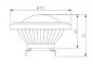 Preview: METOLIGHT LED-G53-AR111-12W-160-matt
