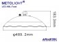 Preview: Metolight Highbay light HBL-UFO-Food-100, IP66 - www.asmetec-shop.de