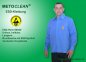 Preview: METOCLEAN ESD-Shirt MS40L-LB, light blue - www.asmetec-shop.de