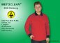 Preview: METOCLEAN ESD-Polo-Shirt PL96L, red, long sleeves, unisex - www.asmetec-shop.de