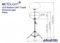 Preview: METOLIGHT LED-balloon-light 240 Watt - www.asmetec-shop.de
