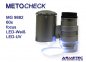 Preview: METOCHECK-MG-9882-UV-LED, 60fach Taschenmikroskop mit UV-LED - www.asmetec-shop.de
