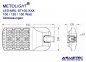 Preview: Metolight LED-Straßenleuchte MRL-ST10100, 100 Watt - www.asmetec-shop.de