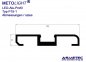 Preview: Aluminium-LED-Profil - www.asmetec-shop.de