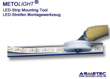 LEDstrip mounting tool - www.asmetec-shop.de