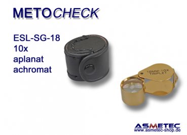 ESL-SG18, 10fach Einschlaglupe - www.asmetec-shop.de