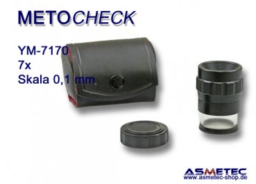 METOCHECK-YM-7173 Messlupe 10x - www.asmetec-shop.de