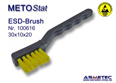 METOSTAT ESD-Bürste 301020G, hart, ableitfähig