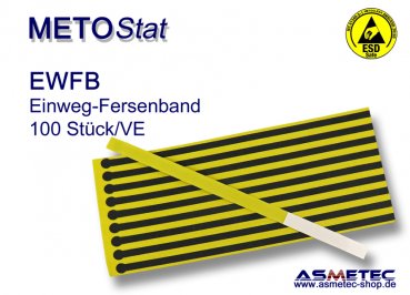 Metostat ESD Einweg-Fersenband - www.asmetec-shop.de