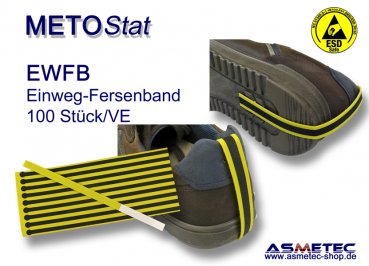Metostat ESD disposable heel grounder EWFB - www.asmetec-shop.de