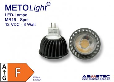 LED-Spot MR16 - 8 Watt CREE-COB, nature white