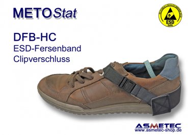 Metostat ESD heel grounder DFB-HC - www.asmetec-shop.de