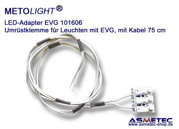 Adapterklemme zur Umrüstung von Leuchten mit EVG