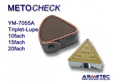 METOCHECK YM-7055A, 3fach-Triplet, 10-, 15-, 20fach