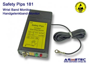 ESD Wrist strap monitor - www.asmetec-shop.de