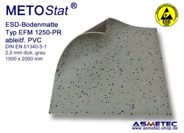 ESD-Bodenmatte EFM-1250-15-20-PR, 150 x 200 cm