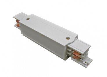 Licht track, straight-Connector, 3phase, white, long
