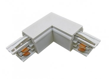Metolight light track, 3 phase, L-connector, inner edge