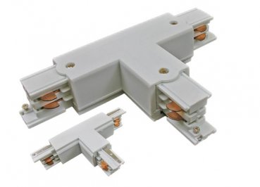 Metolight light track, 3 phase, T-connector, left